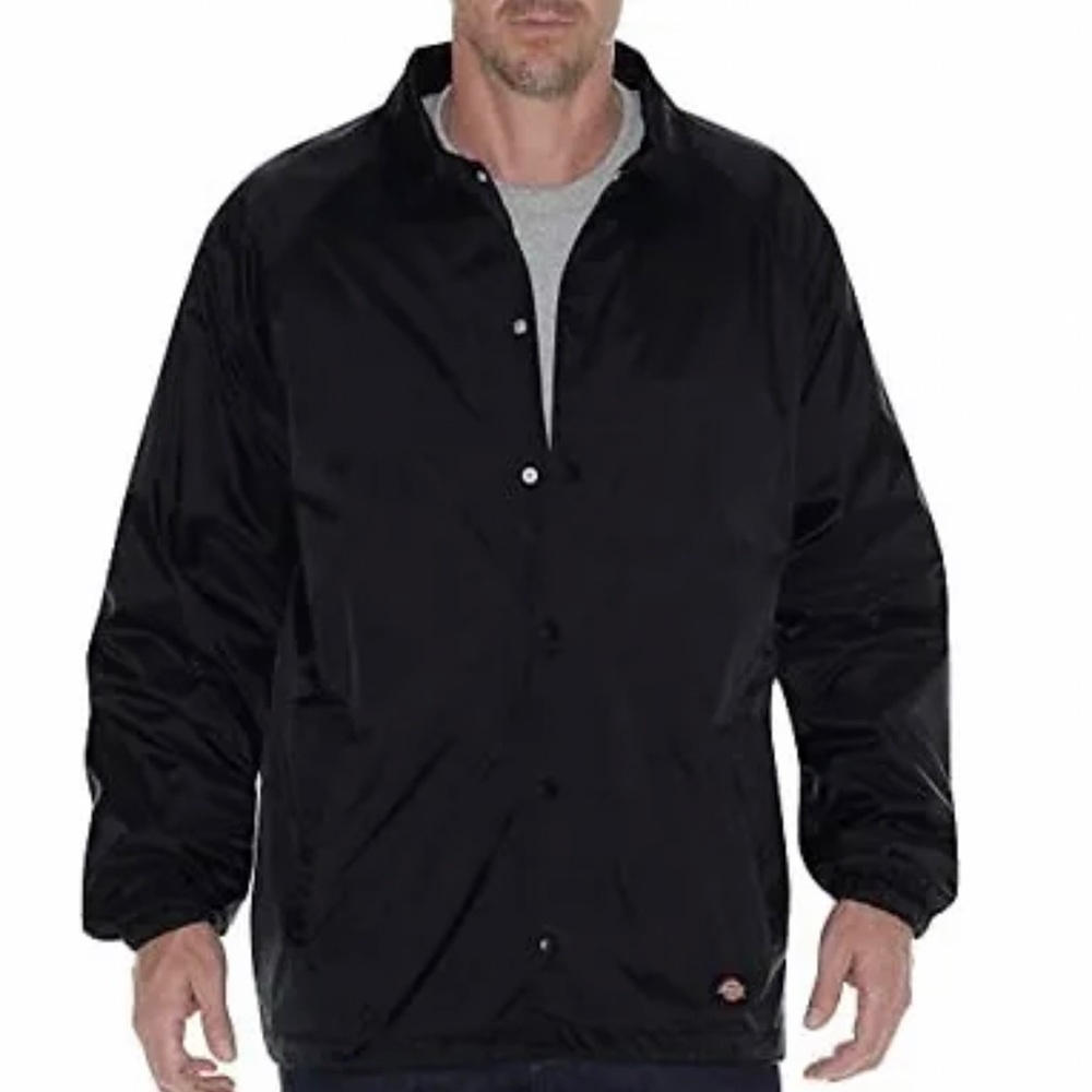 Dickies Men's Snap-Front Nylon Jacket Size 4X